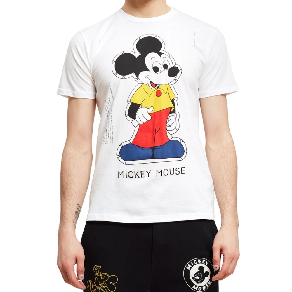 Disney x Opening Ceremony Mickey Mouse Paper Doll T Shirt XL New